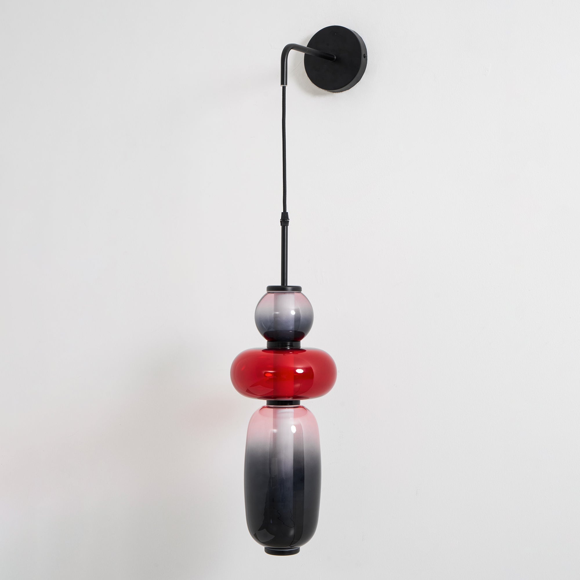 Candied Glass Wall Light, Hardwired Wall Sconce, detail 19