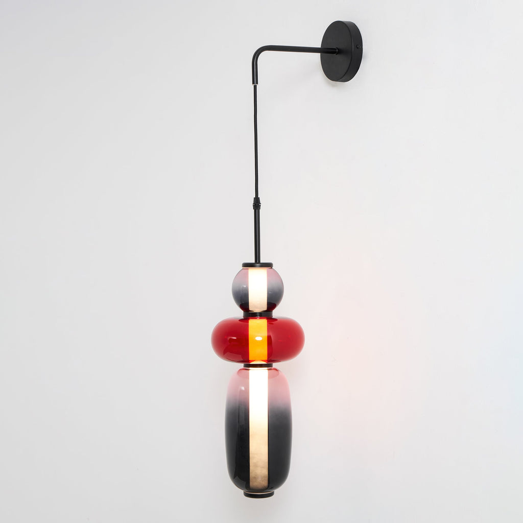 Candied Glass Wall Light, Hardwired Wall Sconce, detail 20
