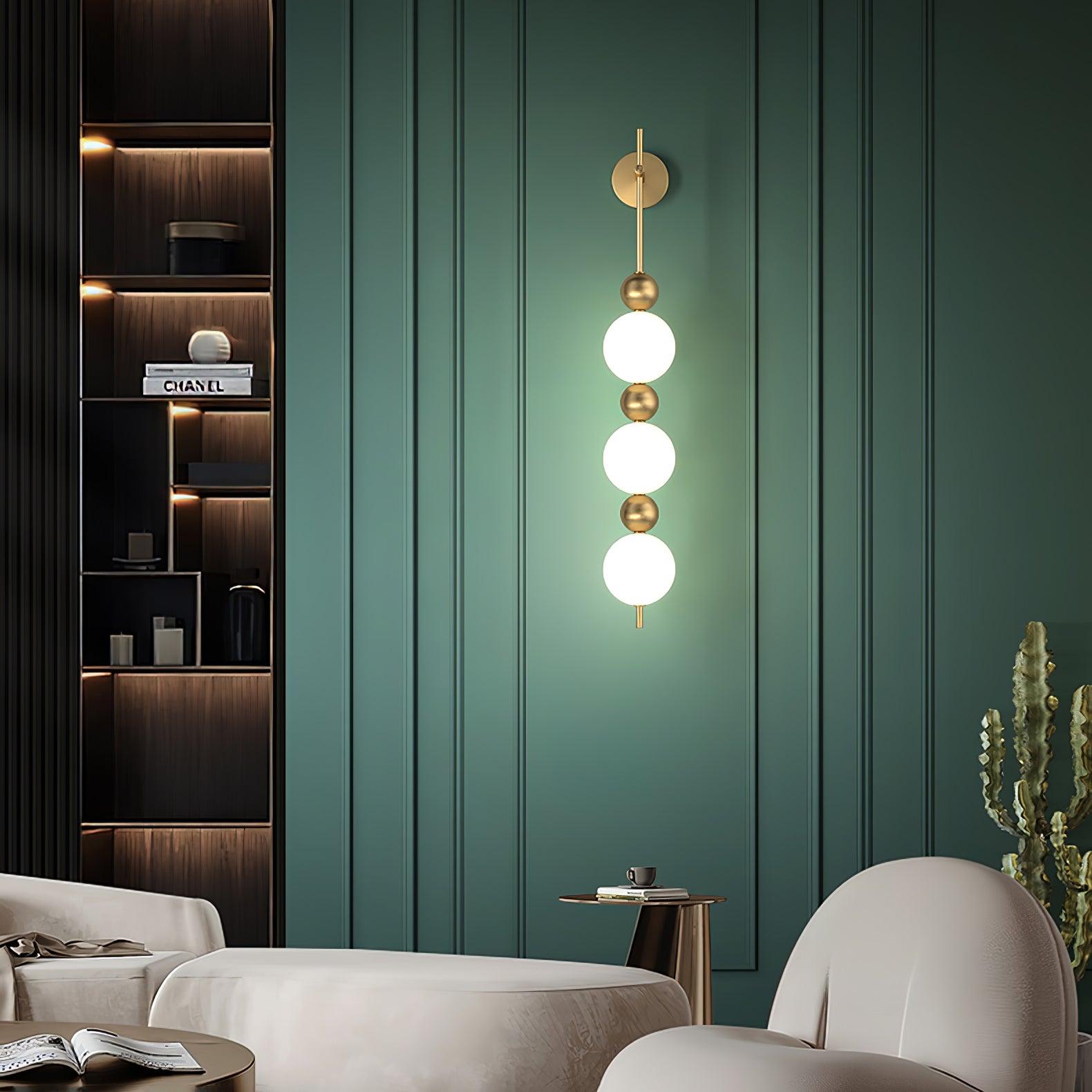 Candied Haws String Wall Light, Hardwired Wall Sconce, detail 15
