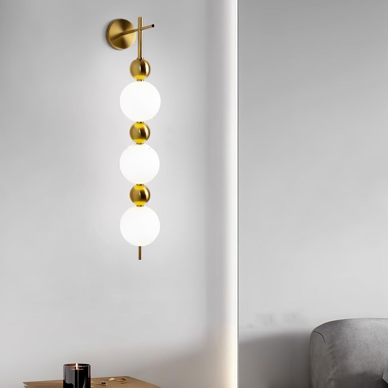 Candied Haws String Wall Light, Hardwired Wall Sconce, detail 18