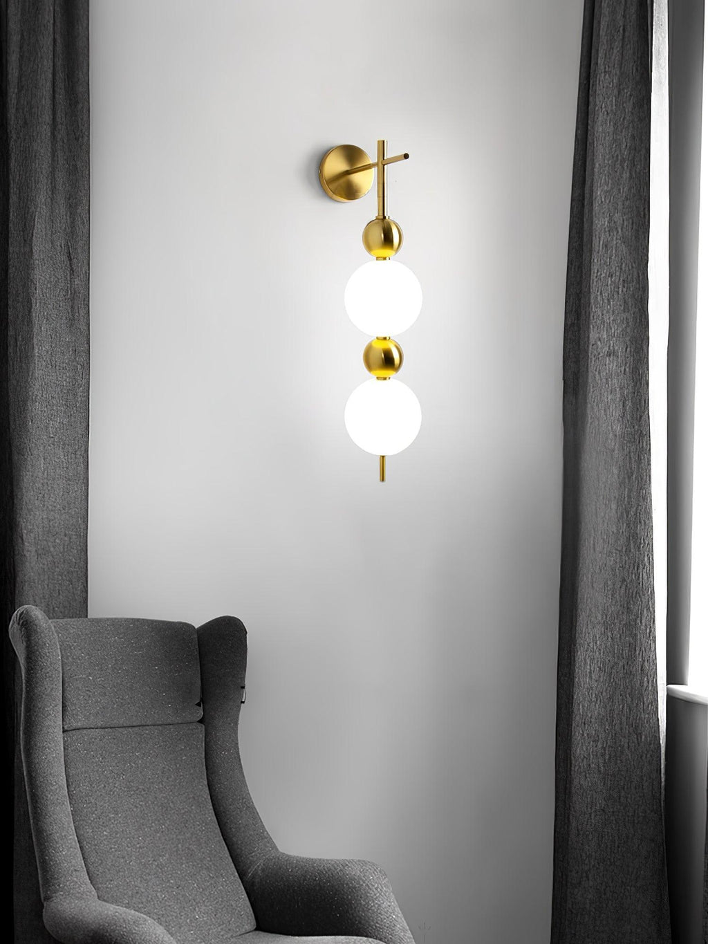 Candied Haws String Wall Light, Hardwired Wall Sconce, detail 22