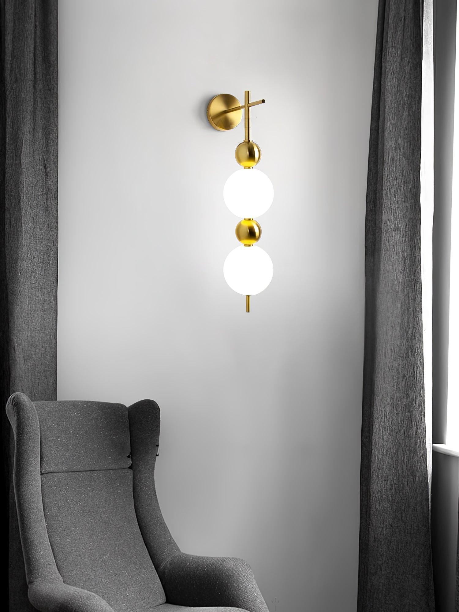 Candied Haws String Wall Light, Hardwired Wall Sconce, detail 22