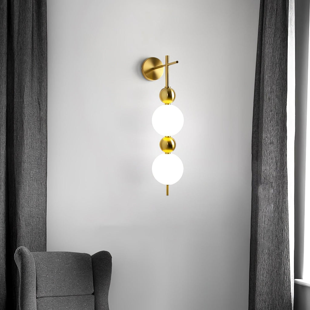 Candied Haws String Wall Light, Hardwired Wall Sconce, detail 2