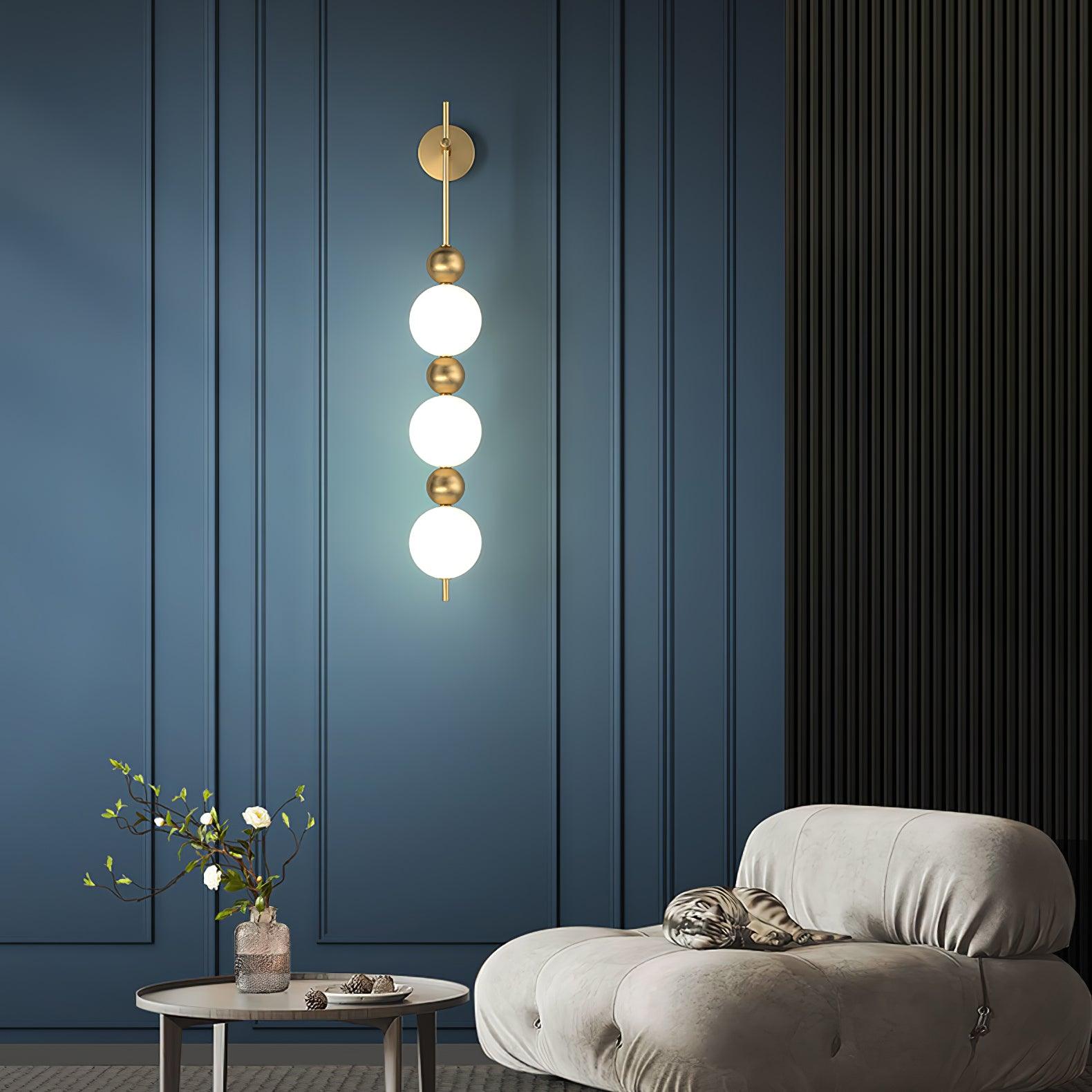 Candied Haws String Wall Light, Hardwired Wall Sconce, detail 28