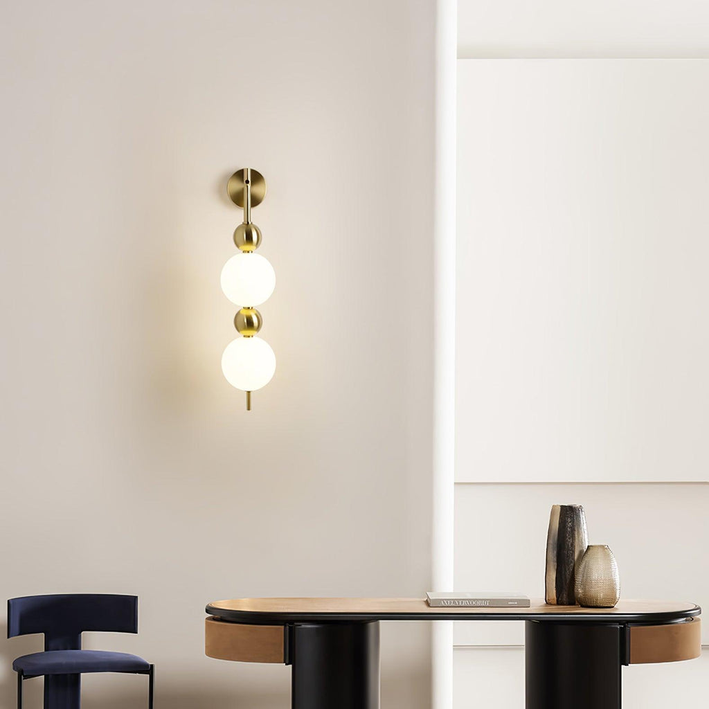Candied Haws String Wall Light, Hardwired Wall Sconce, detail 4