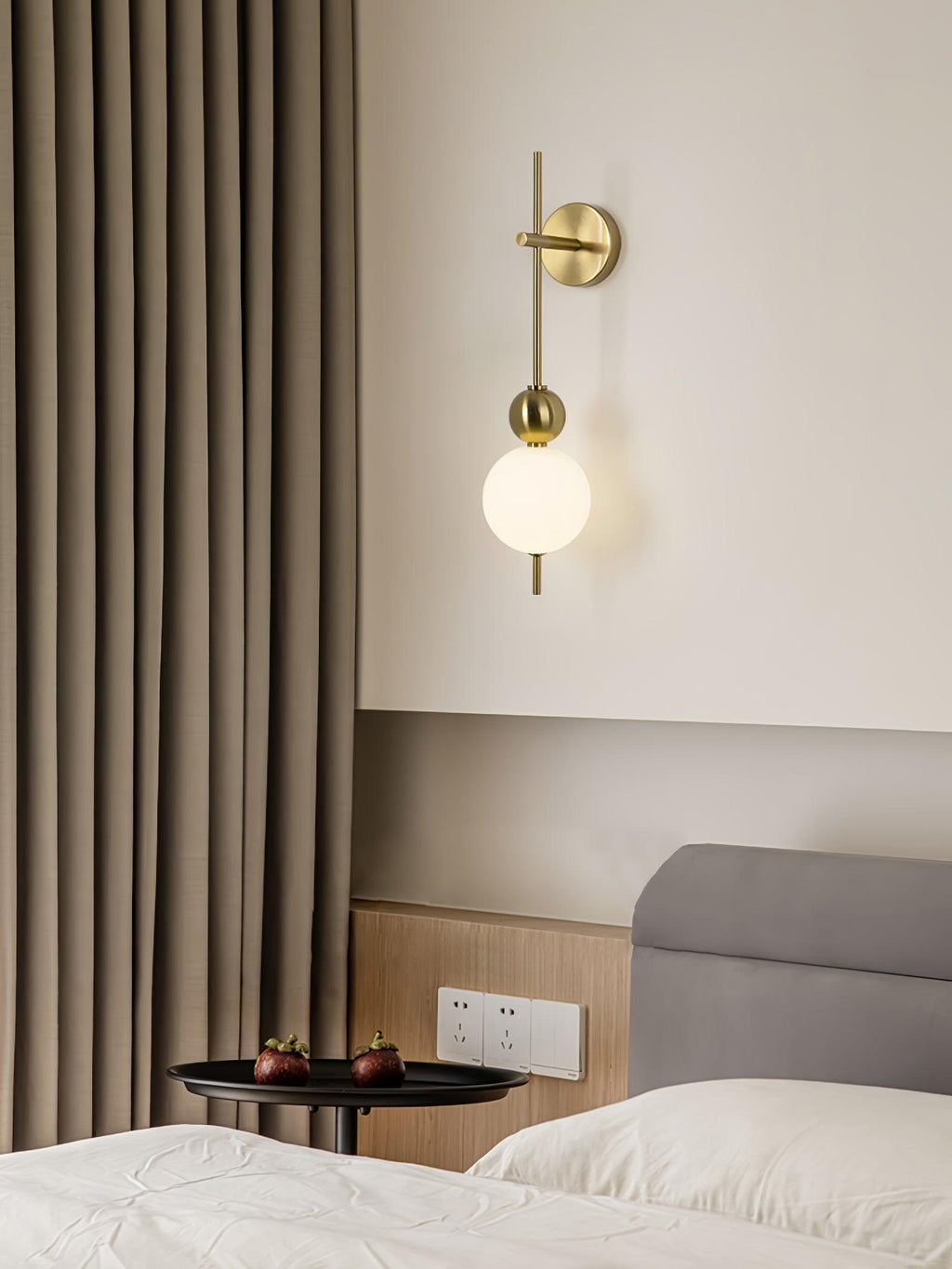 Candied Haws String Wall Light, Hardwired Wall Sconce, detail 8