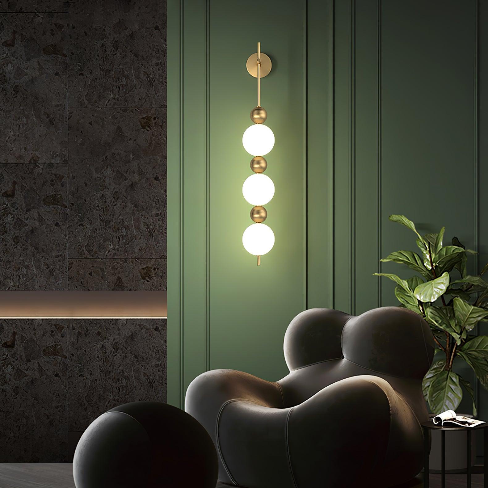 Candied Haws String Wall Light, Hardwired Wall Sconce, detail 32