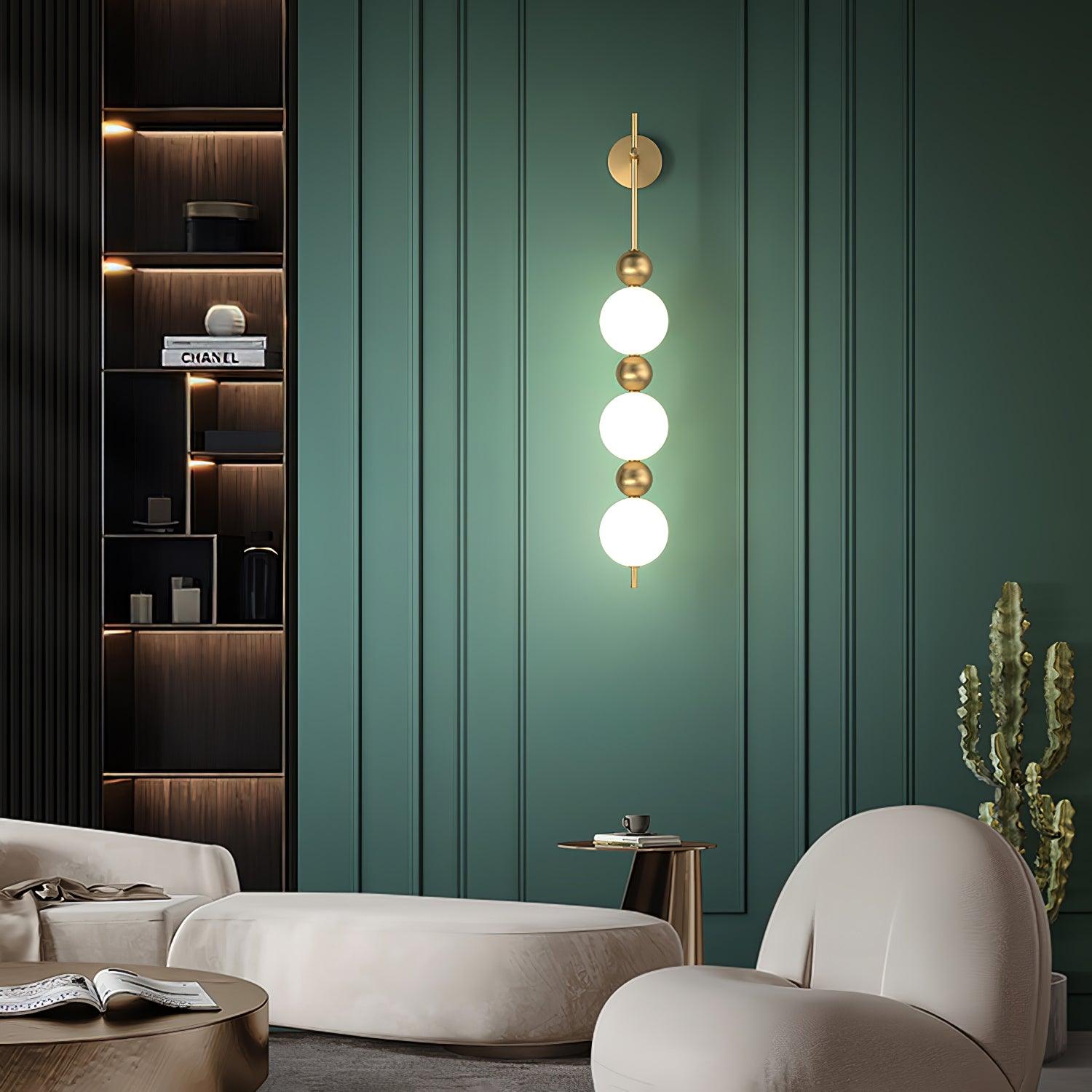 Candied Haws String Wall Light, Hardwired Wall Sconce, detail 35
