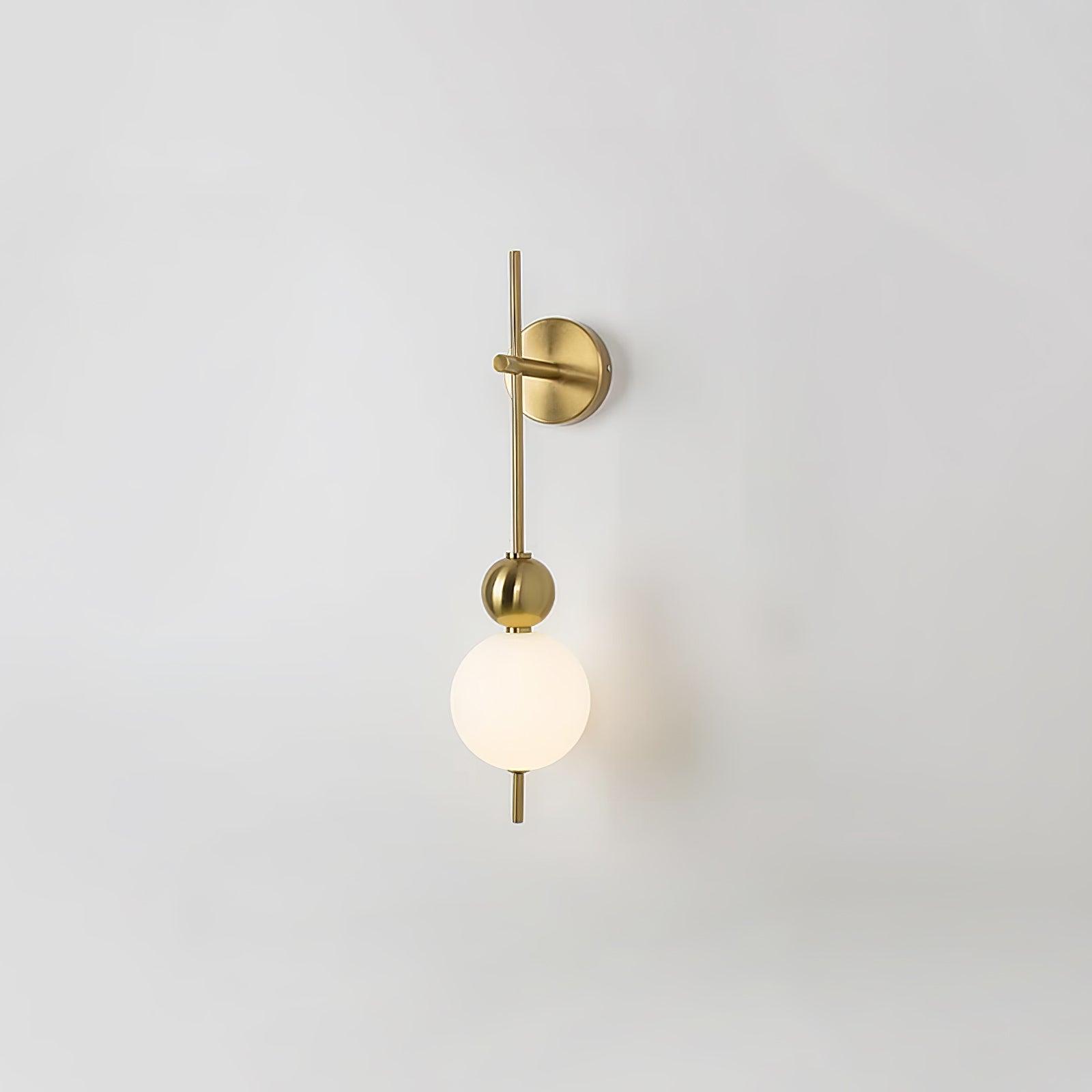 Candied Haws String Brass Wall Light, Hardwired Wall Sconce, ∅ 15cm x H 59cm