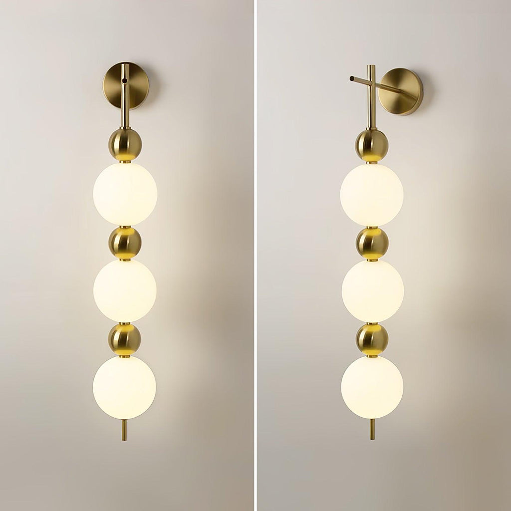 Candied Haws String Wall Light, Hardwired Wall Sconce, detail 13