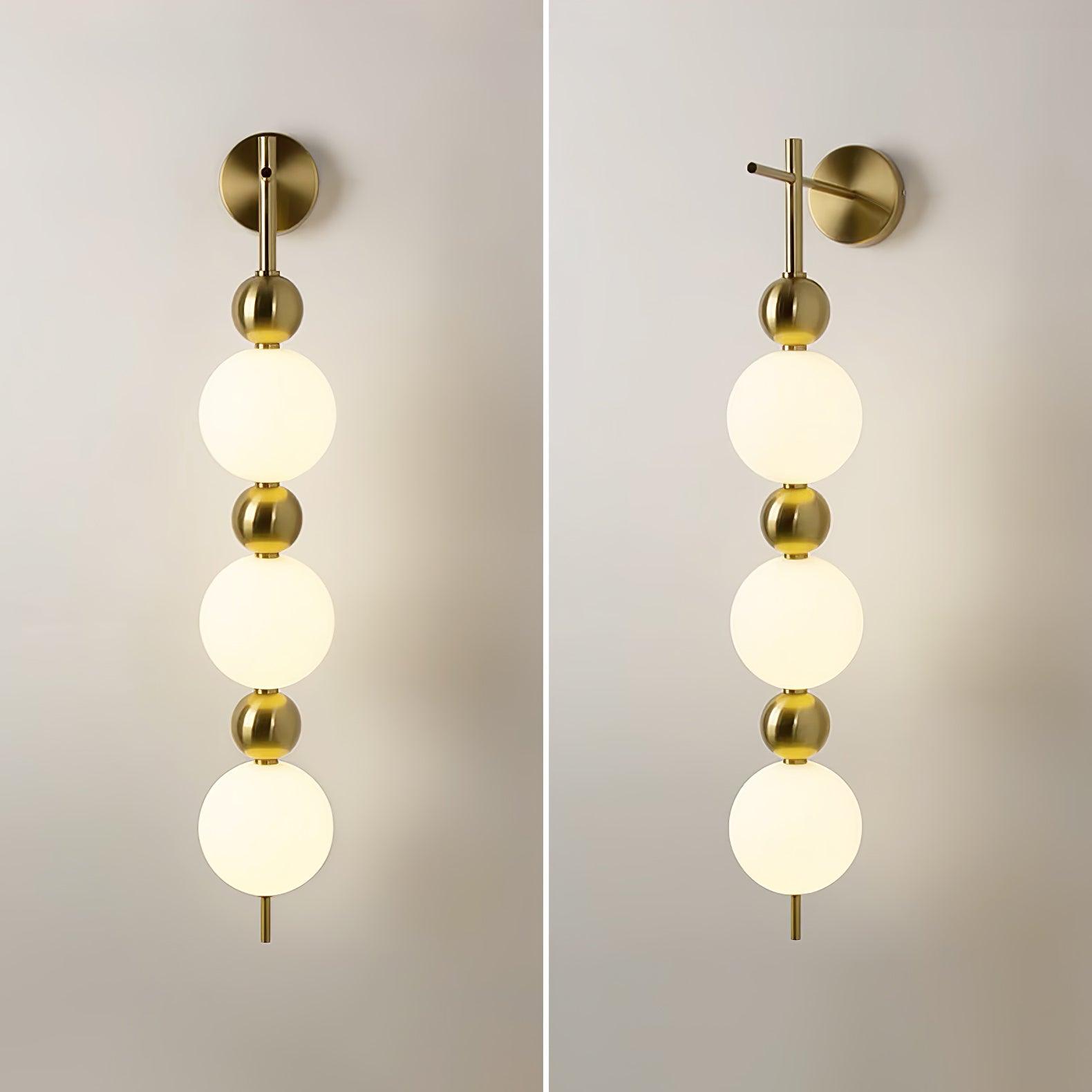 Candied Haws String Wall Light, Hardwired Wall Sconce, detail 13