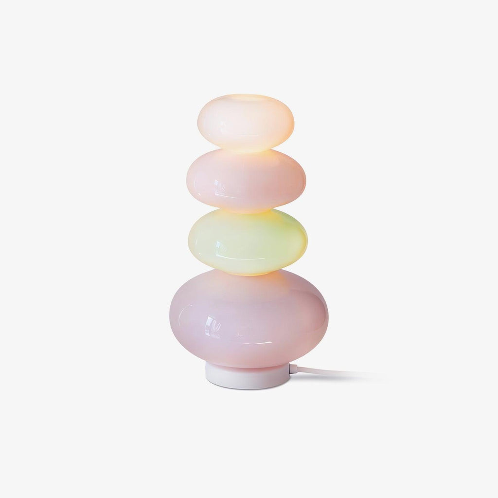 Candy Table Light, Bedside Table Lamp, Marble, ∅ 7.8″ x H 14.3″
