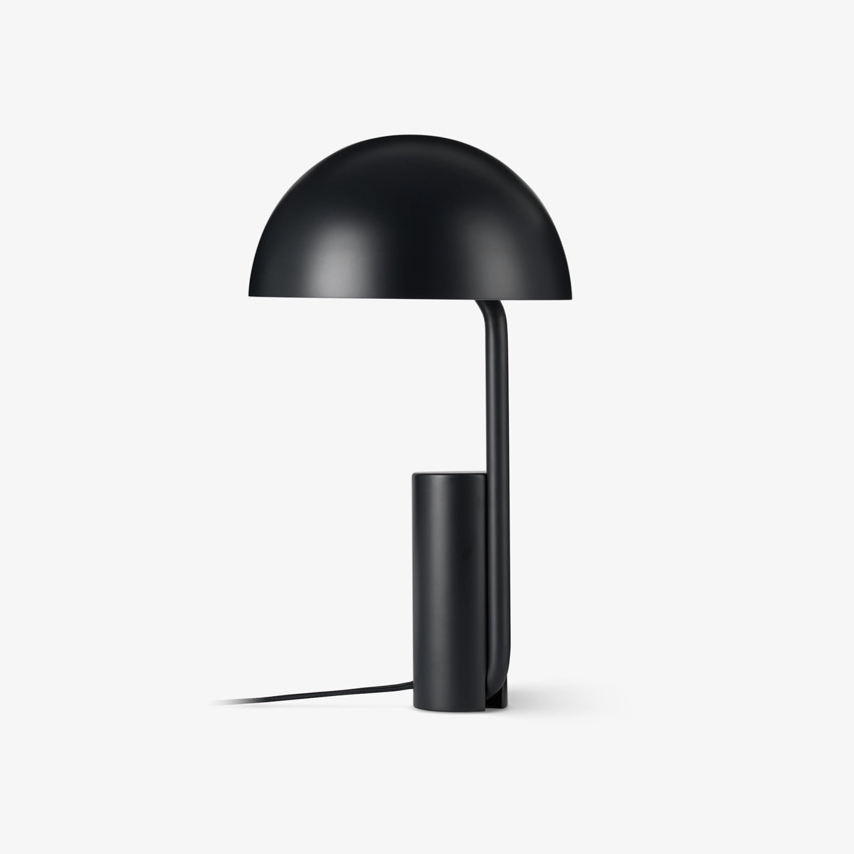 Cap Table Light, Bedside Table Lamp, Metal, ∅ 11″ x H 19.7″