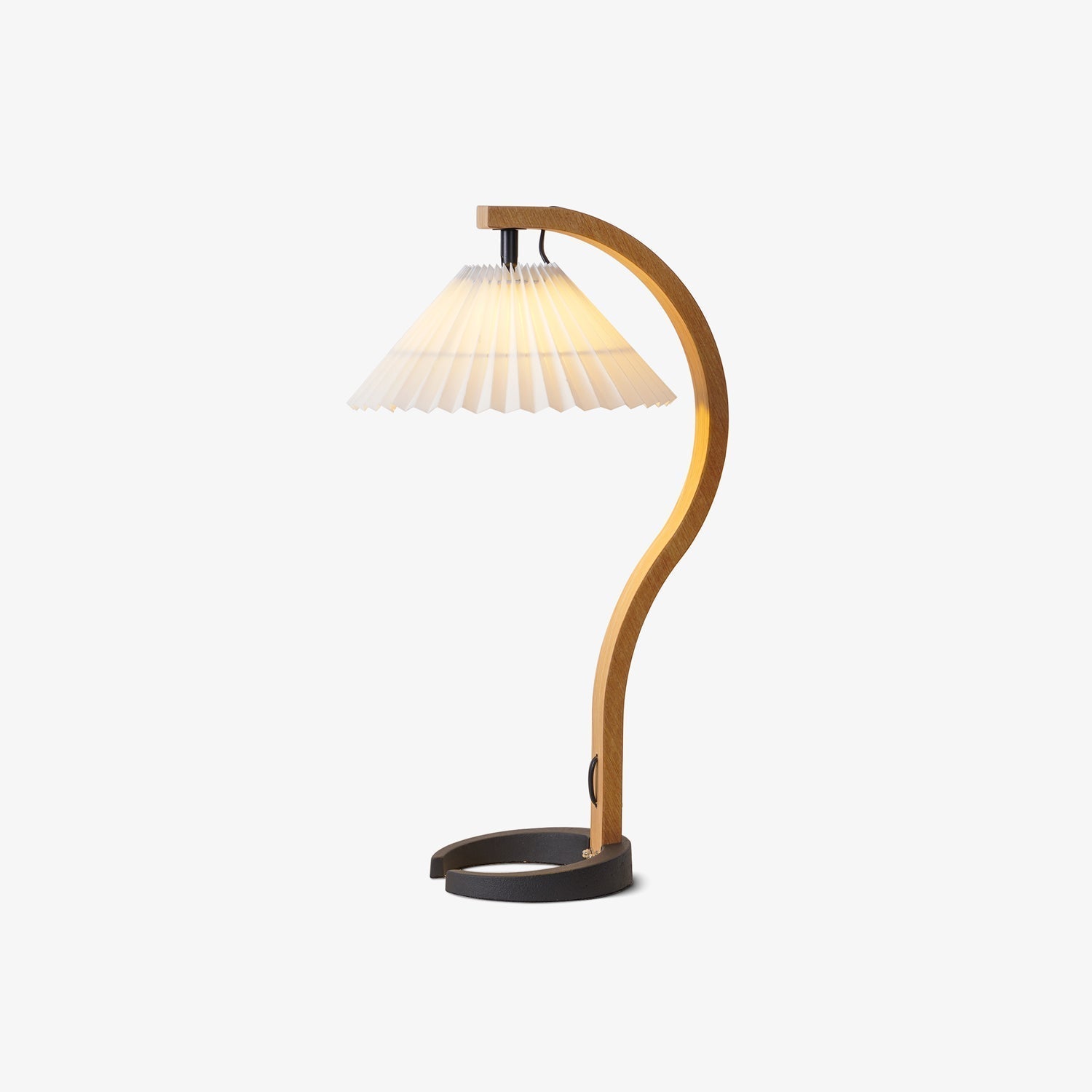 Caprani Table Light, Bedside Table Lamp, Metal, ∅ 13.8″ x H 24.4″