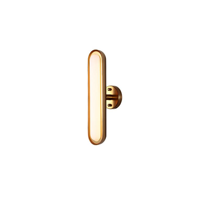 Capsule Wall Light, Hardwired Wall Sconce, Metal, Dia 13cm x H 46cm