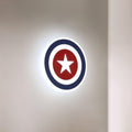 Captain Wall Light, Bedroom Wall Sconce, Metal, Dia 22cm x H 22cm