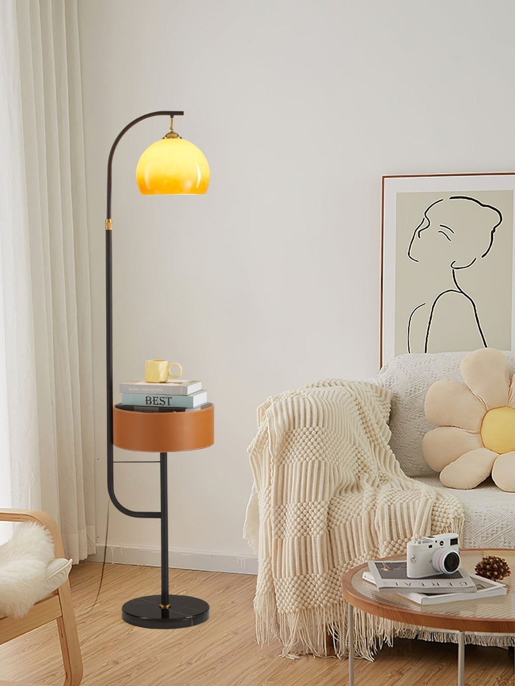 Caramel Arch Floor Light, Floor Lamp, detail 3