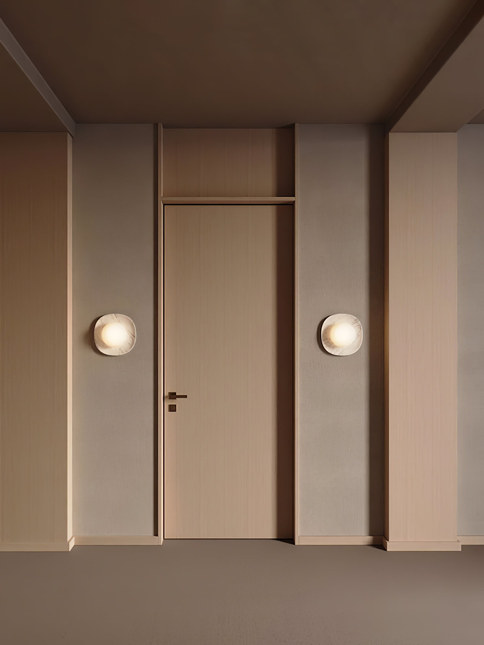 Carrara Cusp Wall Light, Hardwired Wall Sconce, detail 15