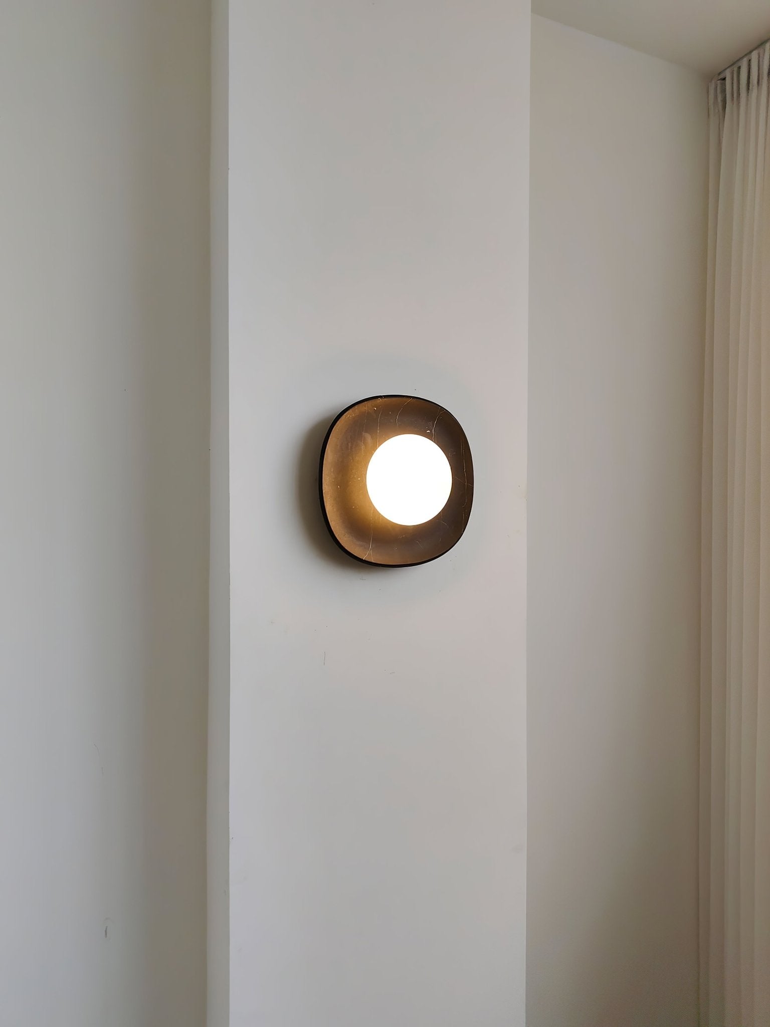 Carrara Cusp Wall Light, Hardwired Wall Sconce, detail 20