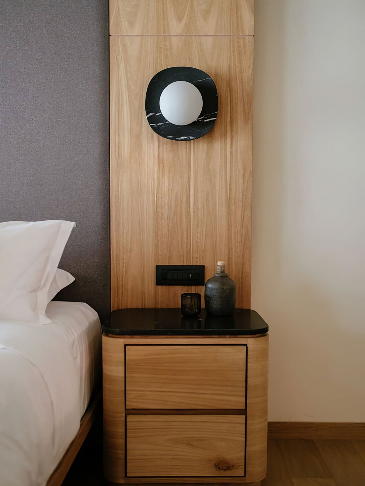 Carrara Cusp Wall Light, Hardwired Wall Sconce, detail 21