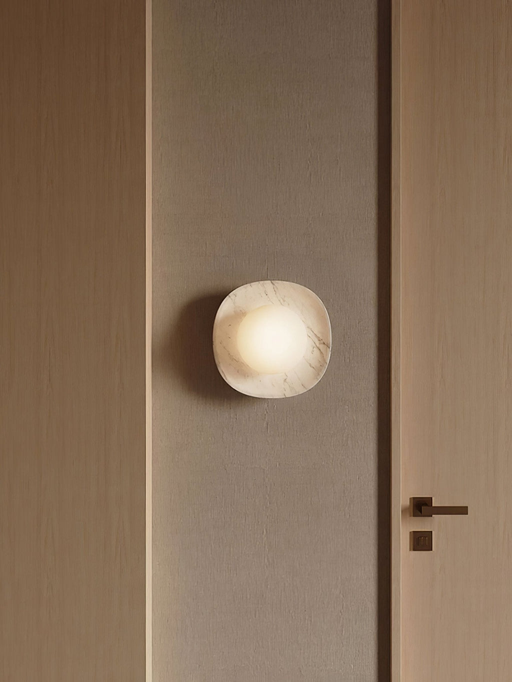 Carrara Cusp Wall Light, Hardwired Wall Sconce, detail 22