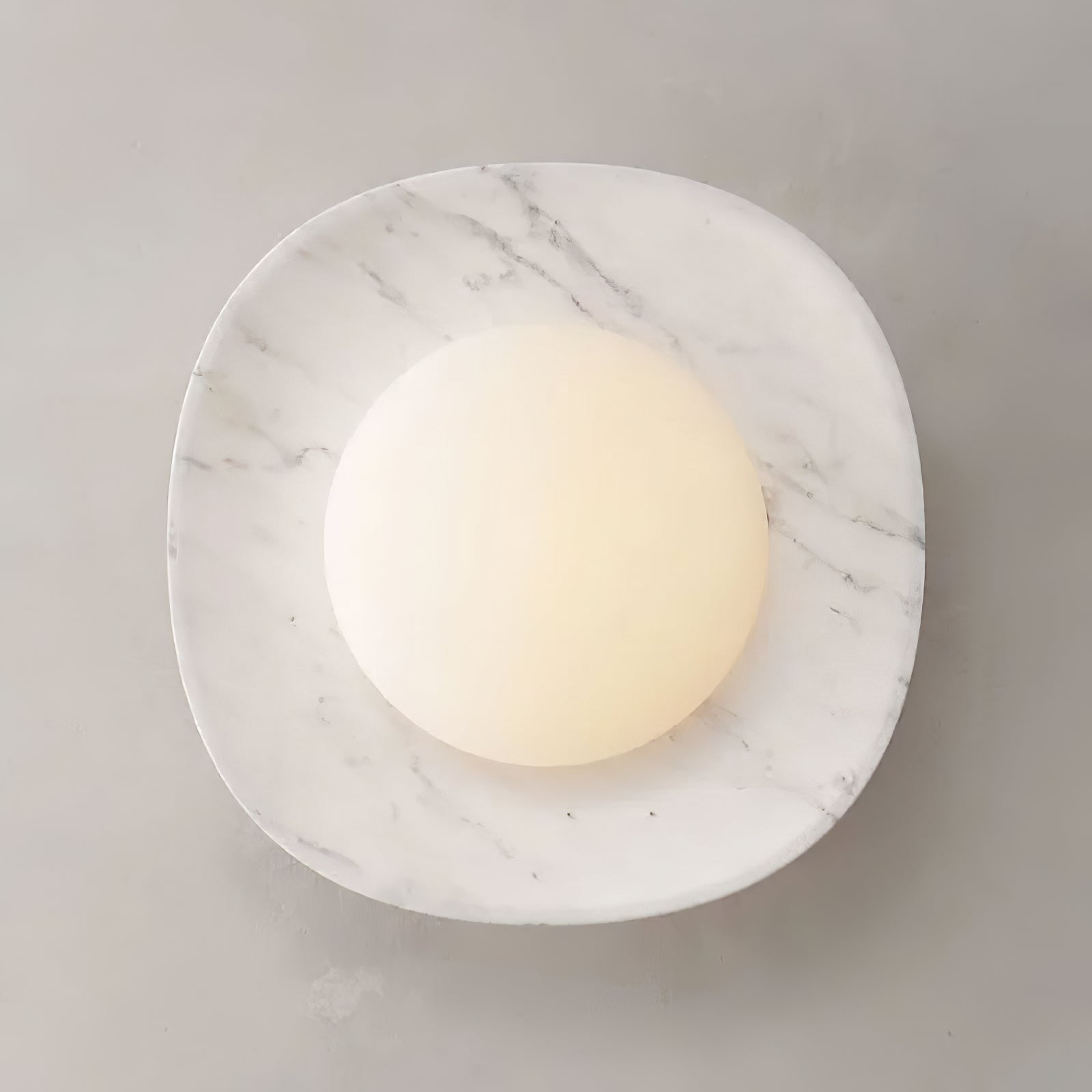 Carrara Cusp Wall Light, Hardwired Wall Sconce, detail 30