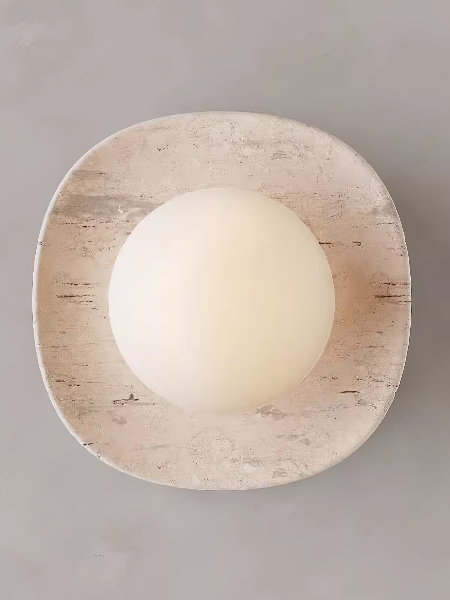 Carrara Cusp Wall Light, Hardwired Wall Sconce, detail 10