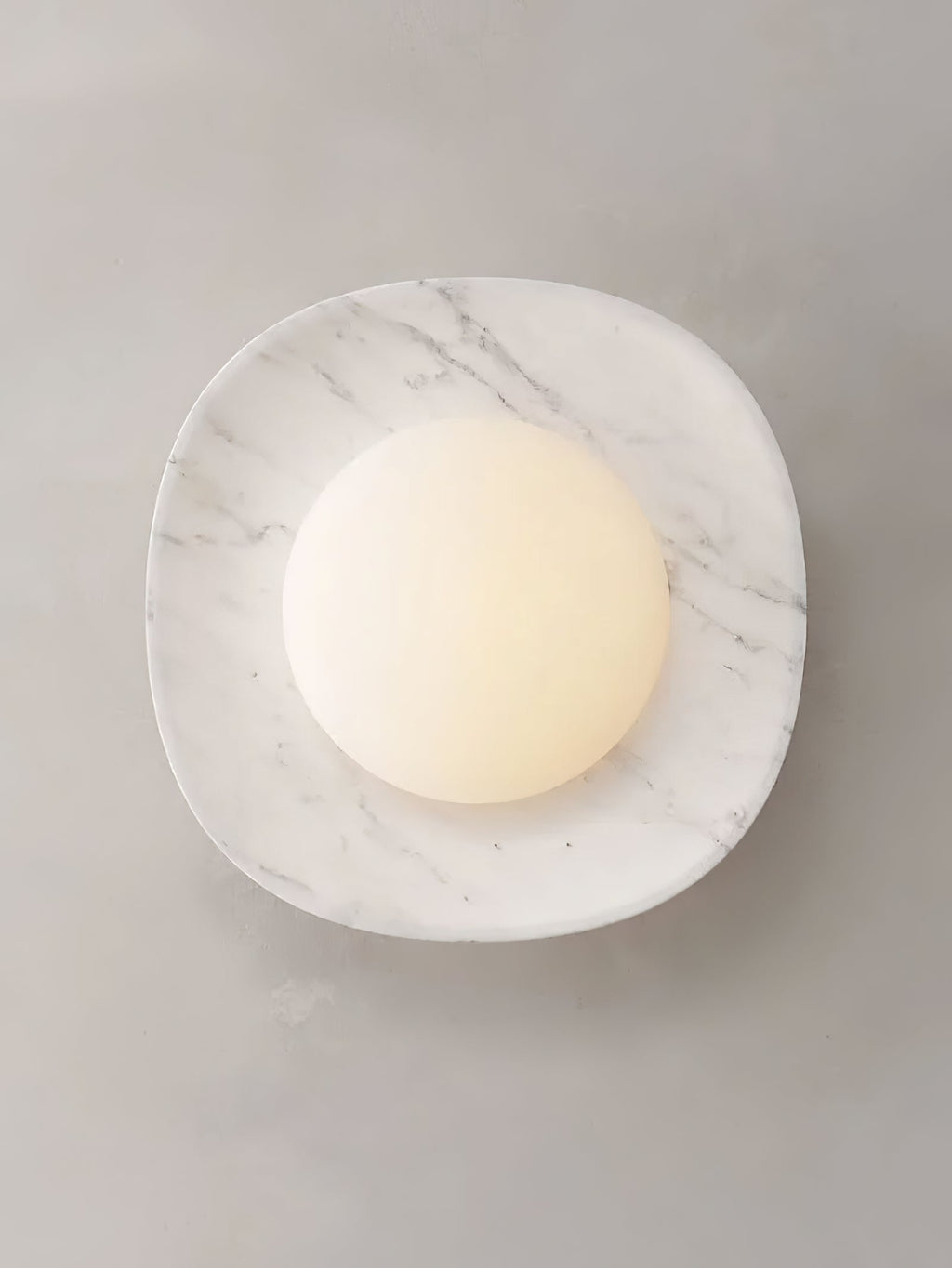 Carrara Cusp Wall Light, Hardwired Wall Sconce, detail 11