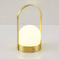 Carrie Built-in Battery Table Light, Bedside Table Lamp, Metal, Dia 15cm x H 23.5cm