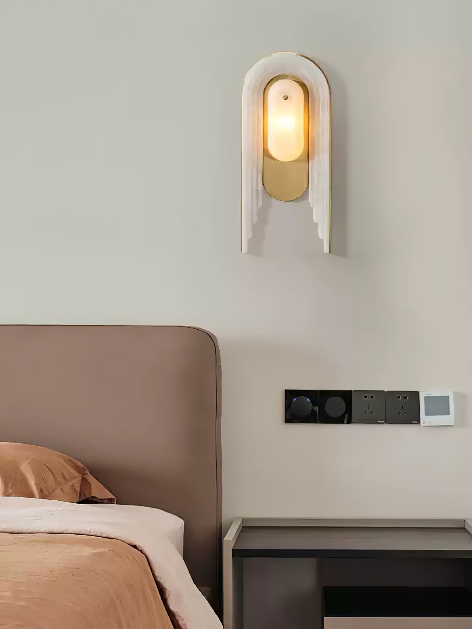 Cascada Alabaster Wall Light - Wall Lamp, Hardwired Wall Sconce, detail 5