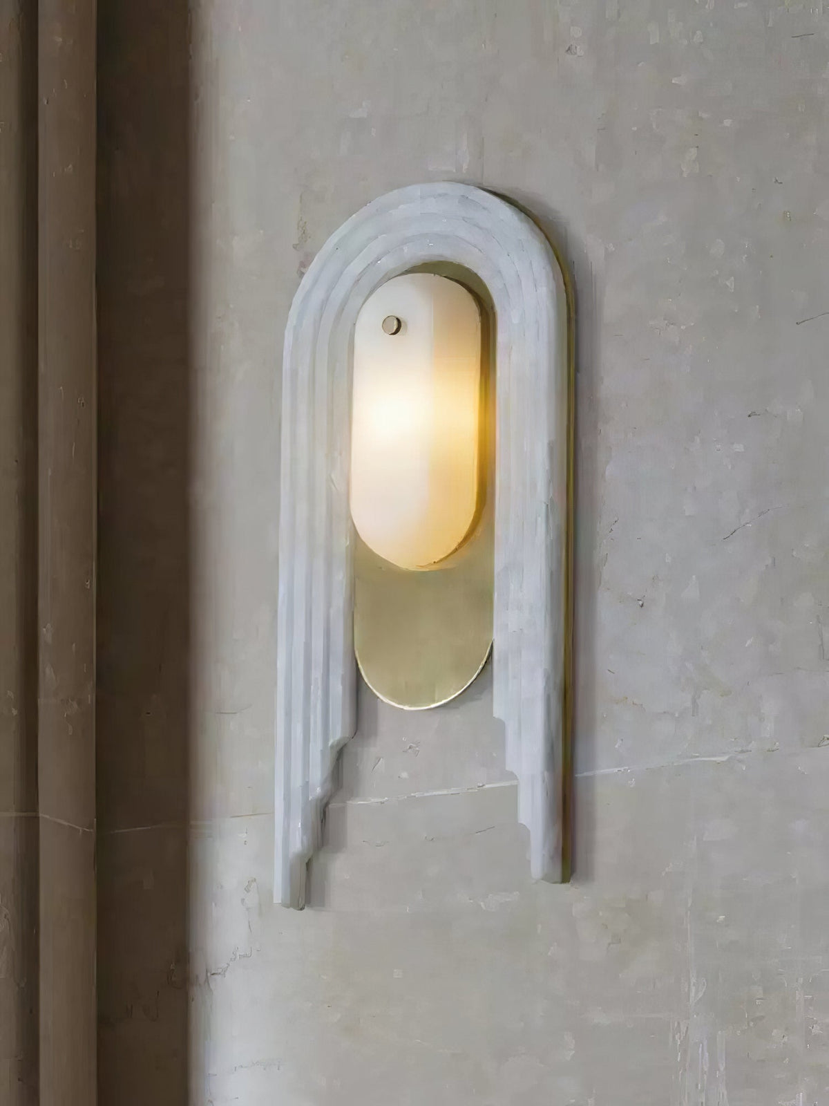 Cascada Alabaster Wall Light - Wall Lamp, Hardwired Wall Sconce, detail 6