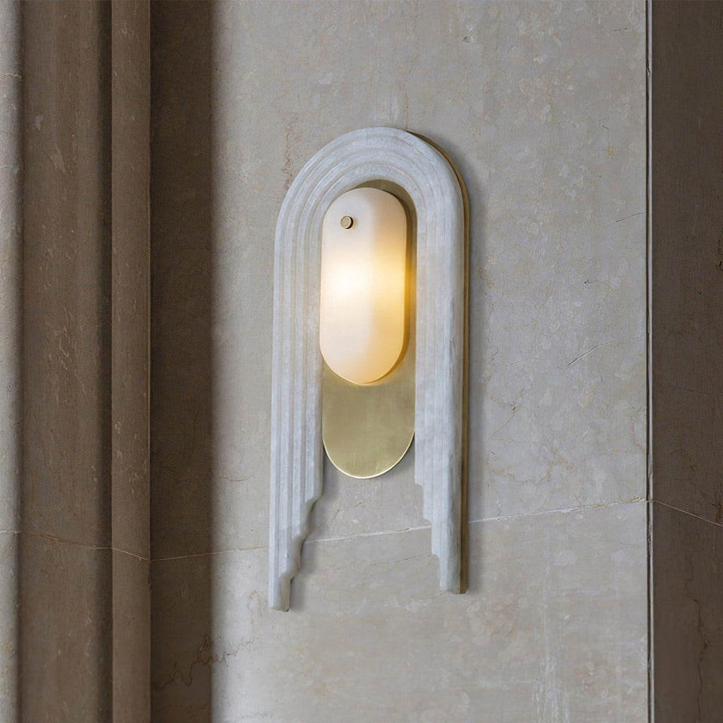 Cascada Alabaster Wall Light - Wall Lamp, Hardwired Wall Sconce, detail 2