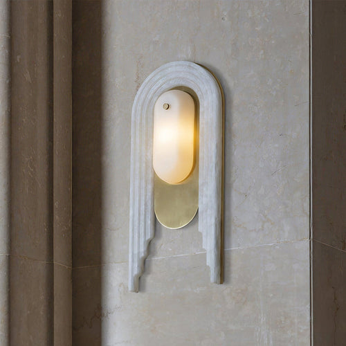 Cascada Alabaster Wall Light - Wall Lamp, Hardwired Wall Sconce, detail 2