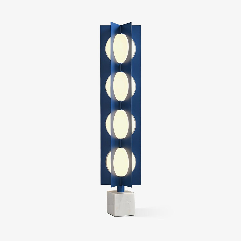 Cascade Tower Floor Light, Floor Lamp, Metal, ∅ 11″ x H 51.2″