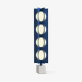 Cascade Tower Floor Light, Floor Lamp, Metal, ∅ 11″ x H 51.2″