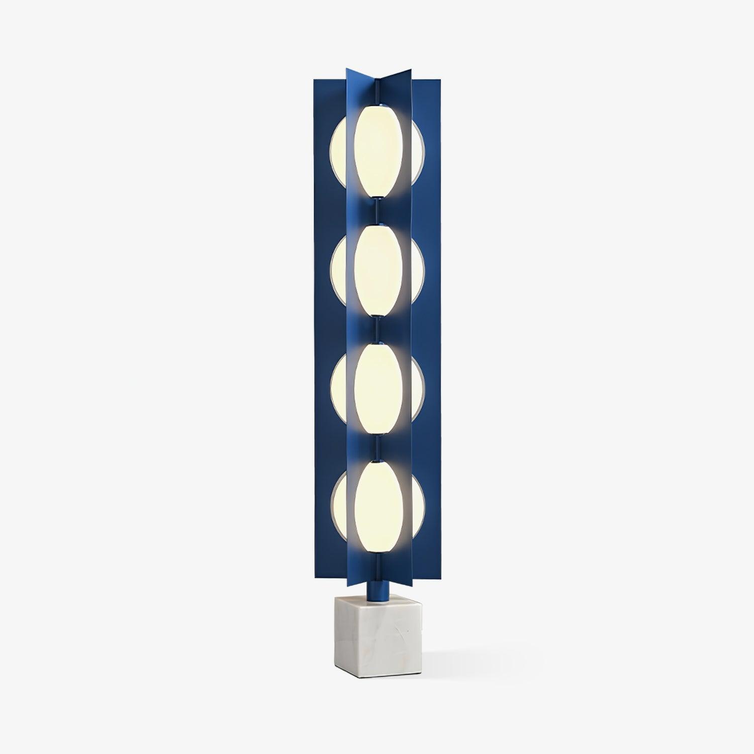 Cascade Tower Floor Light, Floor Lamp, Metal, ∅ 11″ x H 51.2″