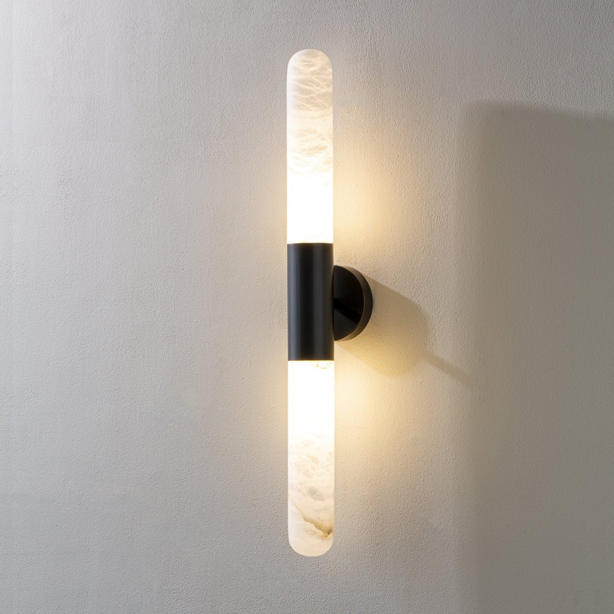Cavoya Alabaster Wall Light, Hardwired Wall Sconce, detail 12