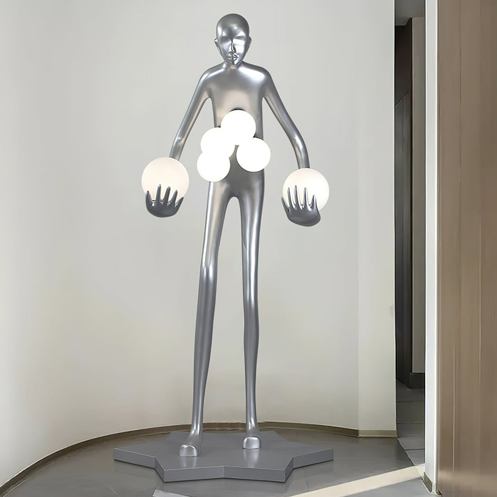 Celestial Guardian Sculpture Floor Light, Floor Lamp, detail 15