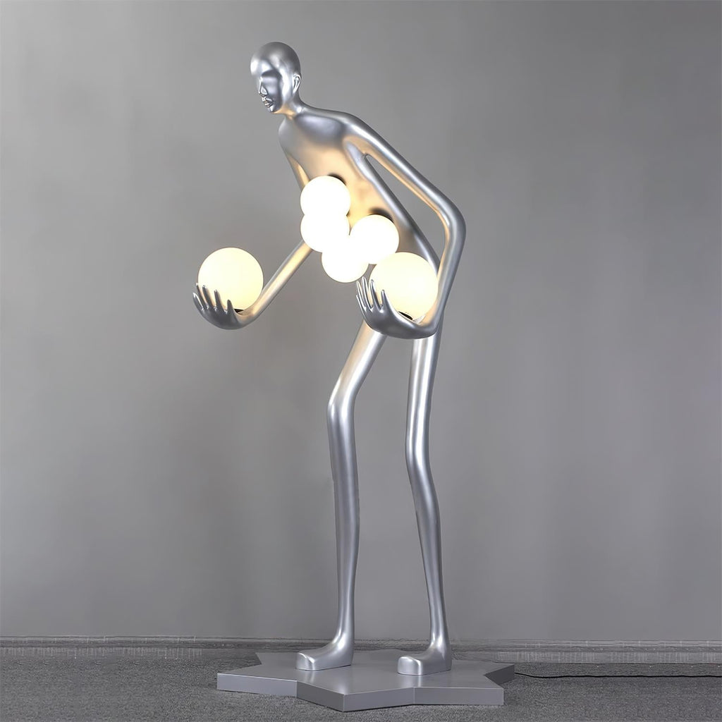 Celestial Guardian Sculpture Floor Light, Floor Lamp, detail 10