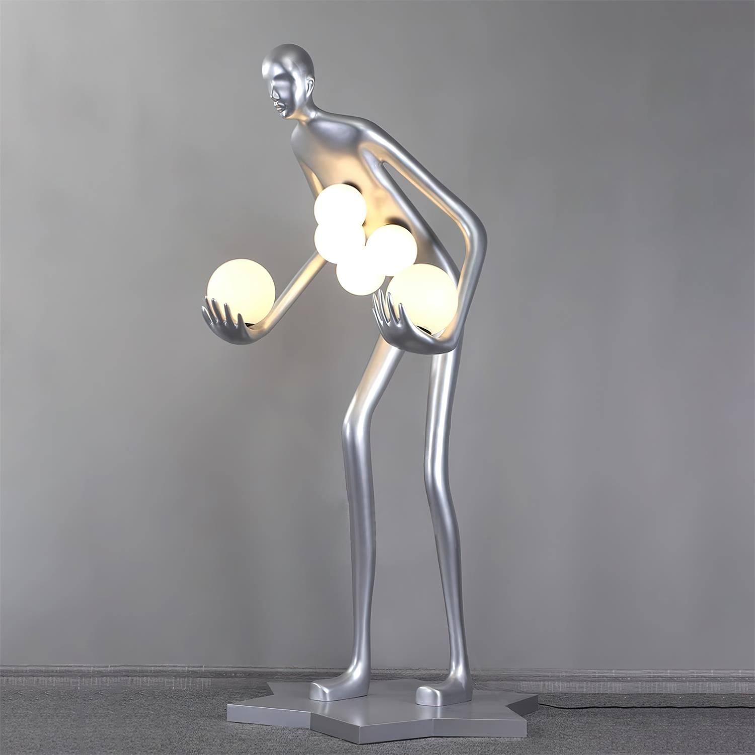 Celestial Guardian Sculpture Floor Light, Floor Lamp, detail 10