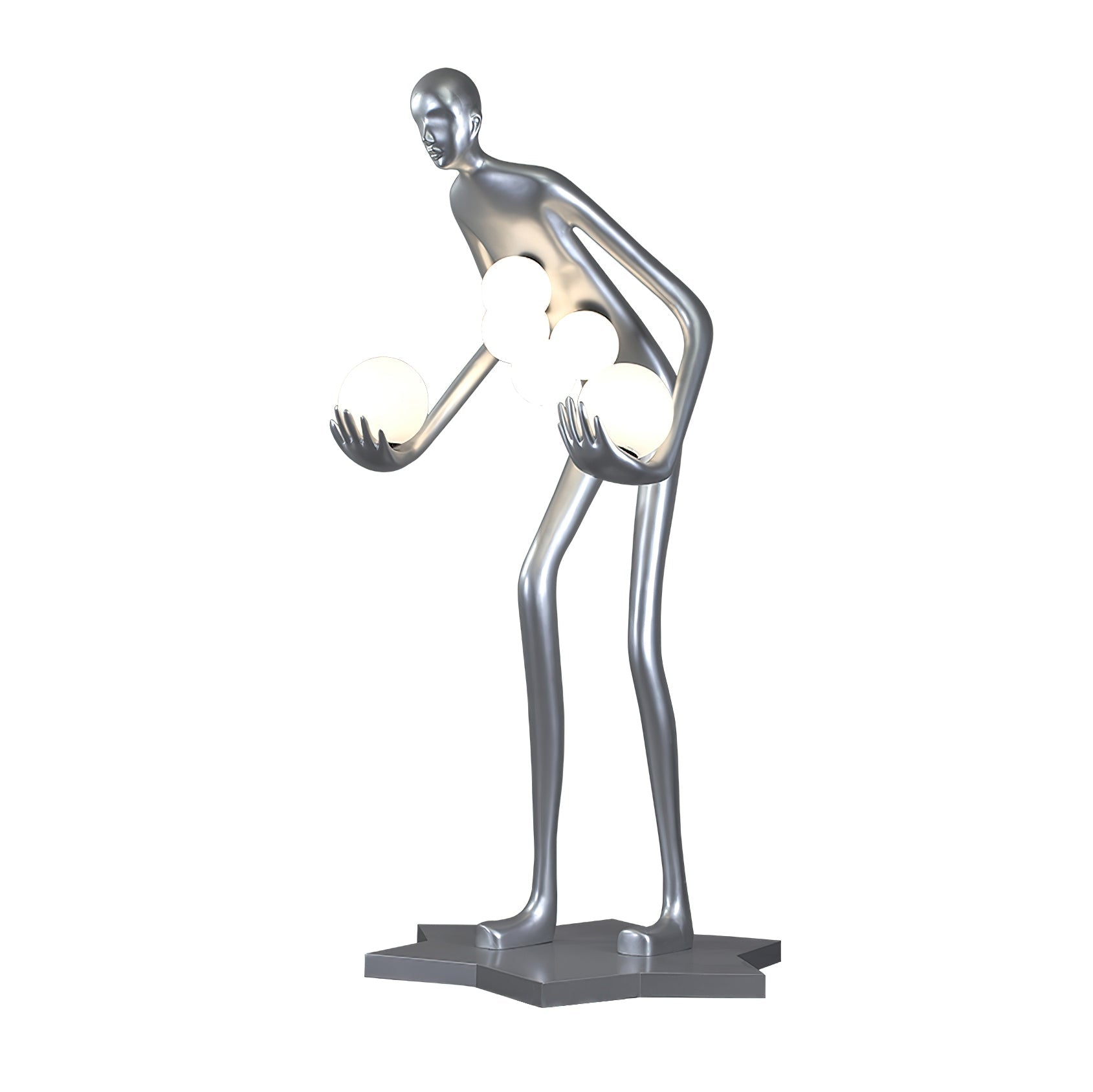 Celestial Guardian Sculpture Floor Light, Floor Lamp, detail 19