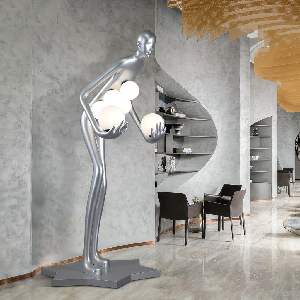 Celestial Guardian Sculpture Floor Light, Floor Lamp, detail 16