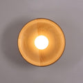 Centric Wall Light, Bedroom Wall Sconce, Wood, Dia 28cm x H 28cm