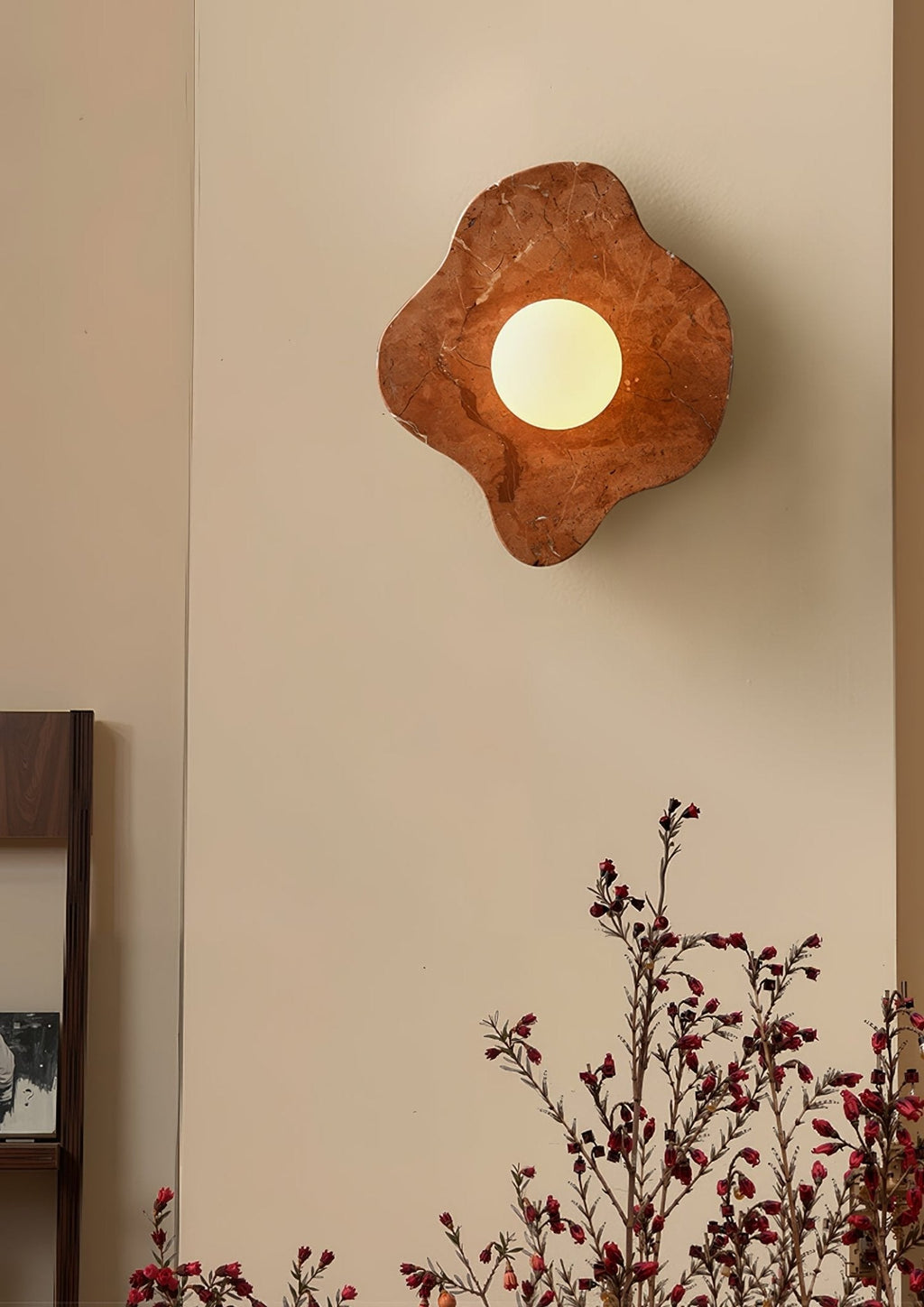 Cera Flare Wall Light, Hardwired Wall Sconce, detail 16