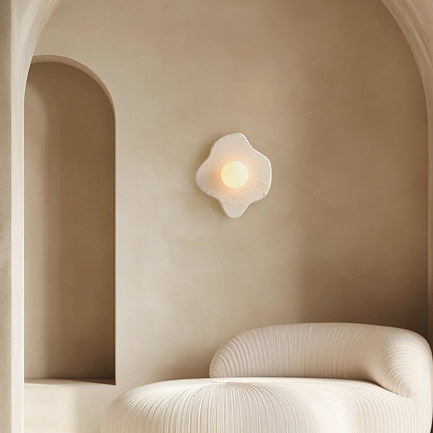 Cera Flare Wall Light, Hardwired Wall Sconce, detail 13
