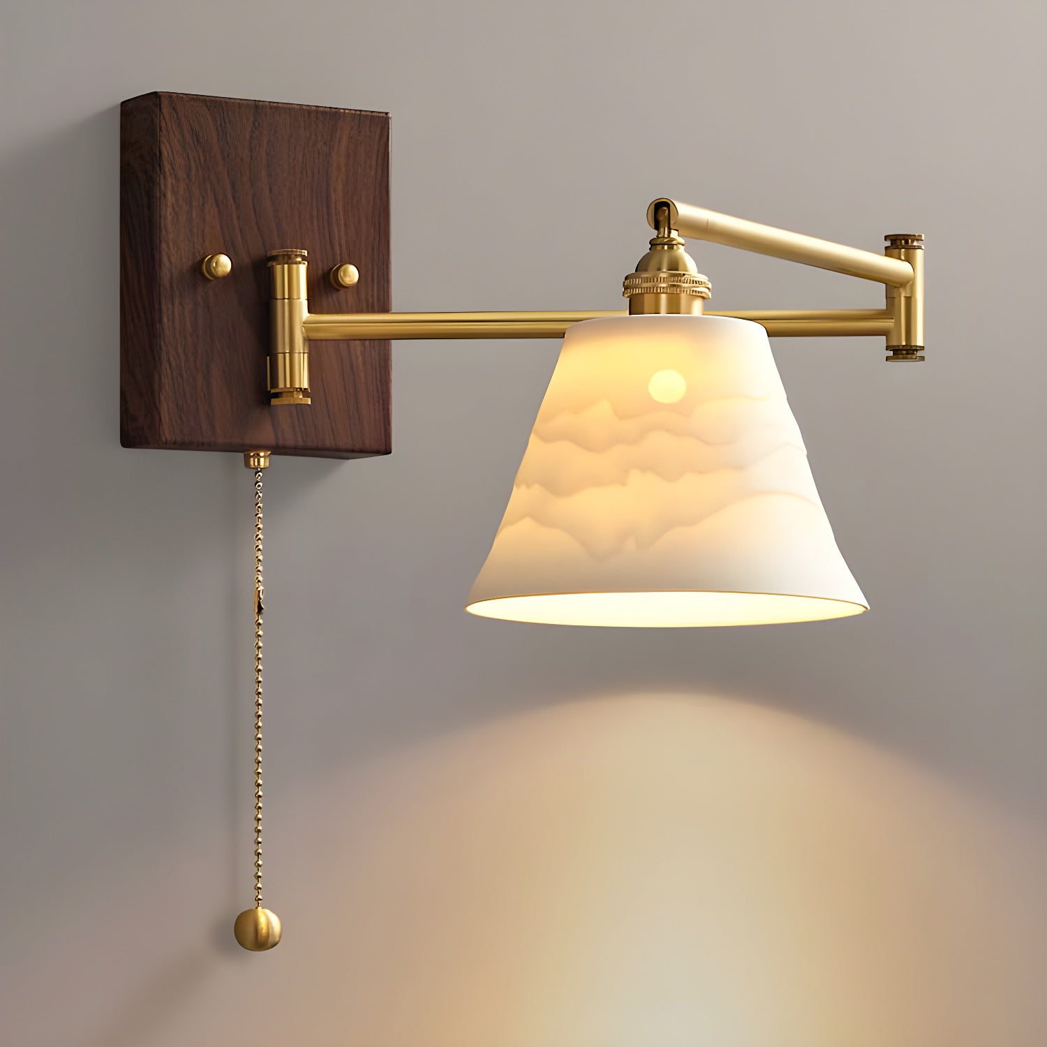 Ceramic Geometry Wall Light, Hardwired Wall Sconce, detail 16