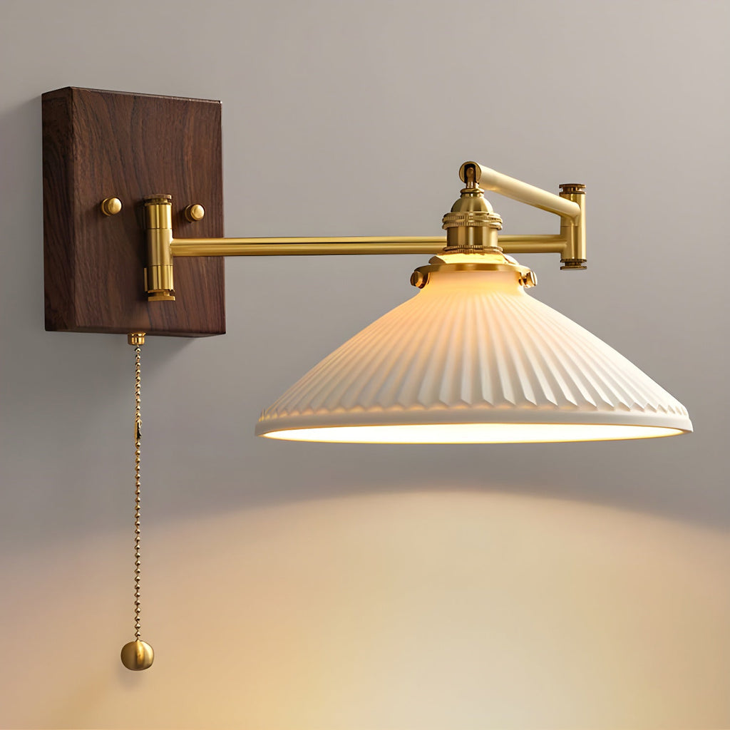 Ceramic Geometry Wall Light, Hardwired Wall Sconce, detail 17