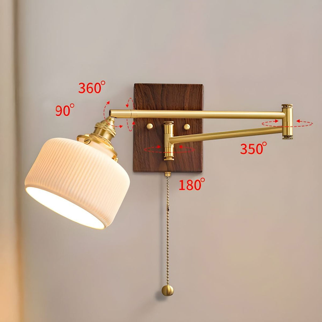 Ceramic Geometry Wall Light, Hardwired Wall Sconce, detail 23