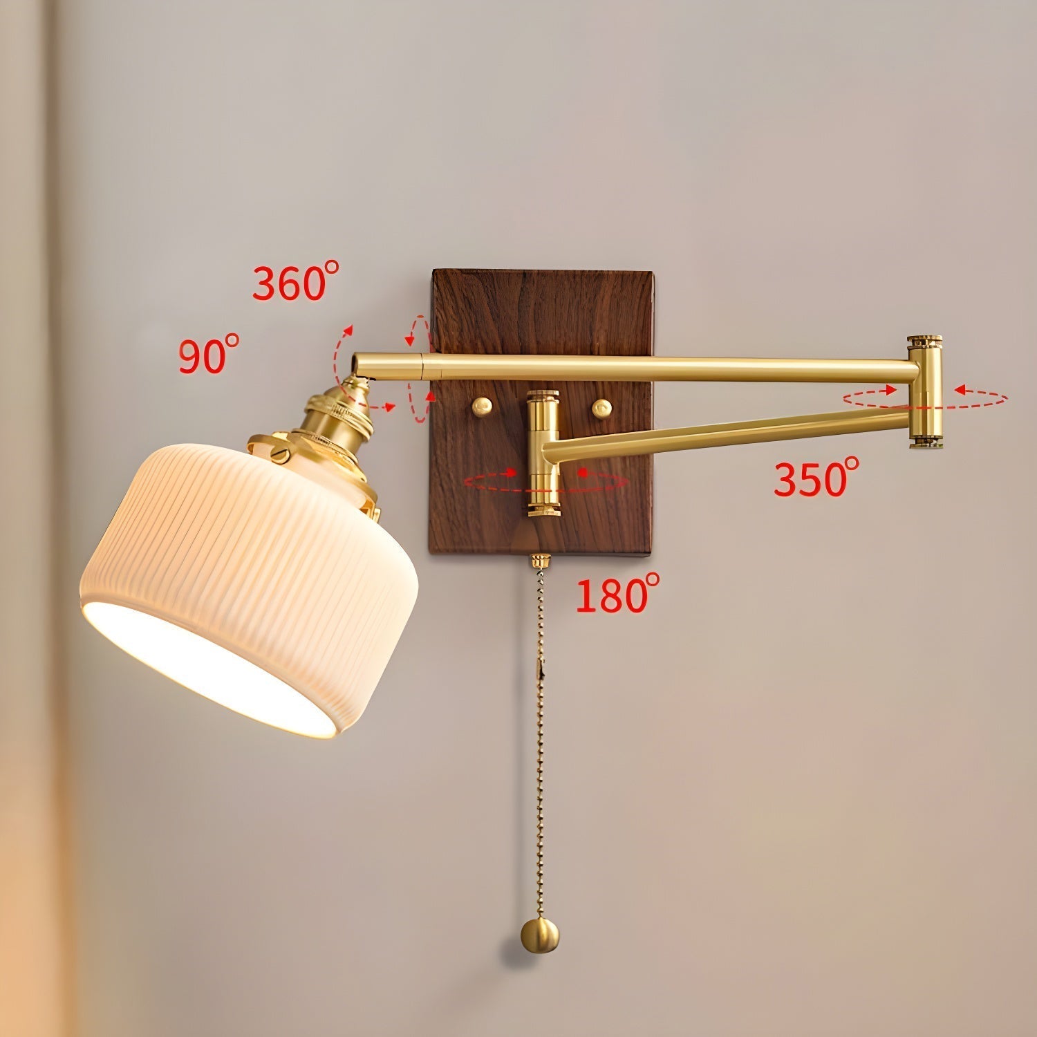 Ceramic Geometry Wall Light, Hardwired Wall Sconce, detail 22
