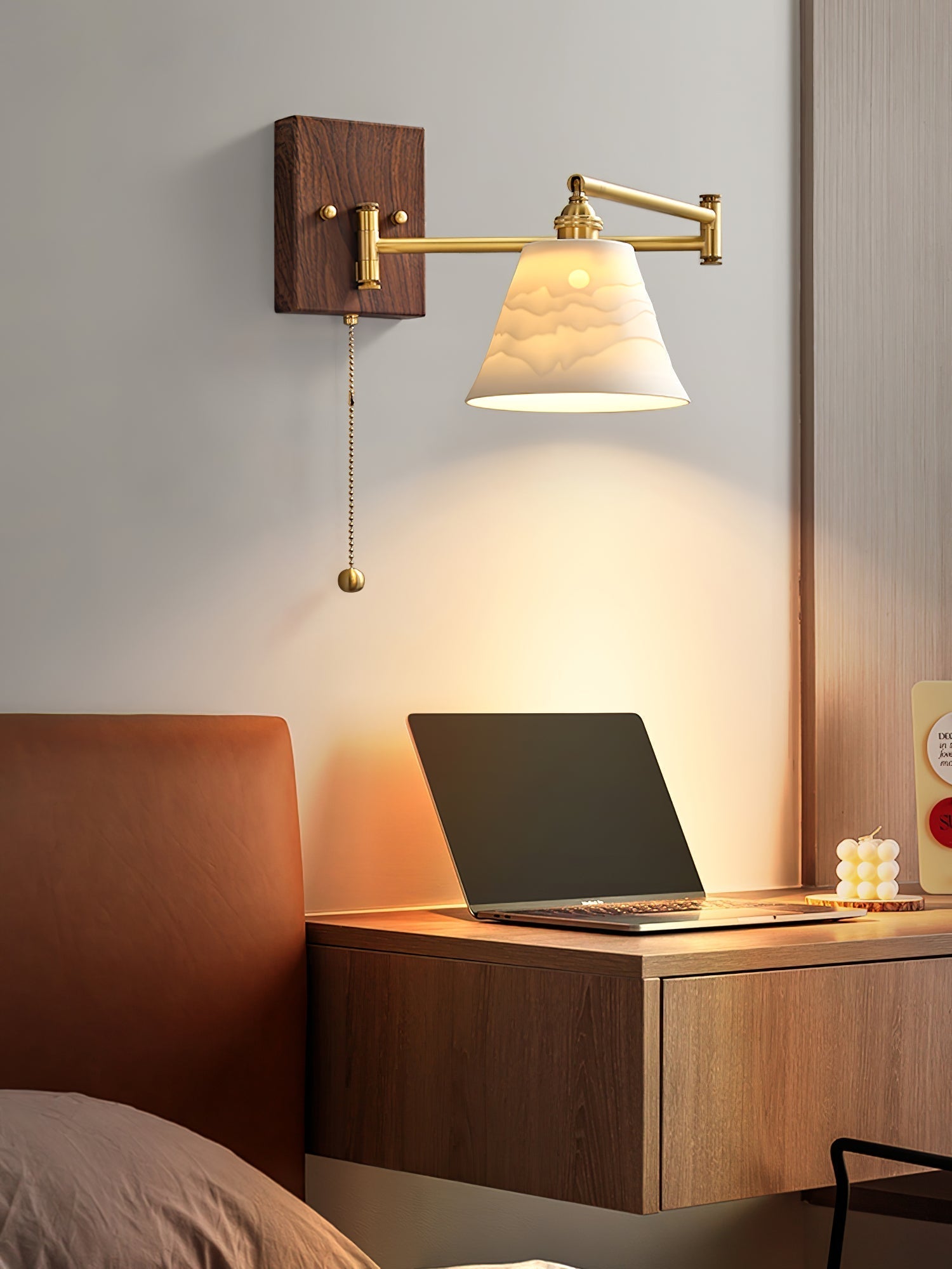 Ceramic Geometry Wall Light, Hardwired Wall Sconce, detail 28